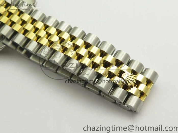 MiroTime 0801 DateJust 36 SS YG 116233 ARF 1:1 Best Edition 904L Steel Black Dial Stick Markers on Jubilee Bracelet SH3135 V EasyMatch 3261